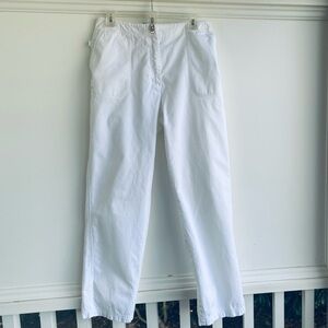 Lauren Ralph Lauren White Straight Leg Pants